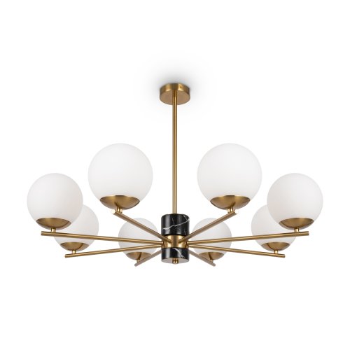 Подвесной светильник Freya Marble FR5230PL-08BS 60W латунь