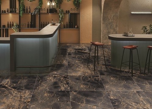 Керамогранит Primavera Golden Black High glossy GR101 60x60 см