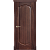 Межкомнатная дверь La Porte серия Classic модель 300.4F красное дерево глухая