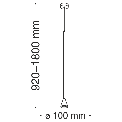 Подвесной светильник Technical Arrow P064PL-01W