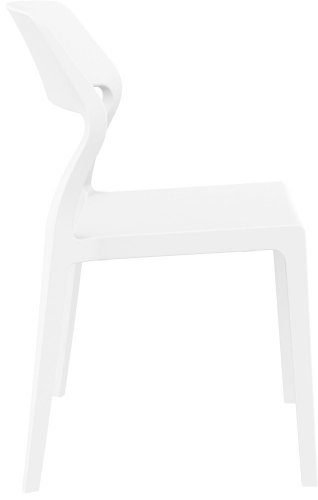 Стул пластиковый Snow белый