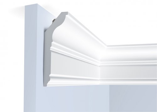 Карниз под покраску Hiwood L1902 с подсветкой 2000x35x120