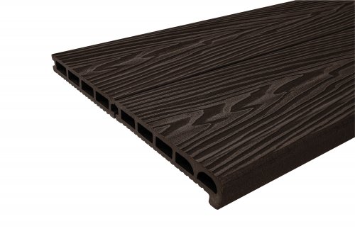 Ступень узкая (полуступень) Classic брашинг, 3000х170х25мм, цвет венге