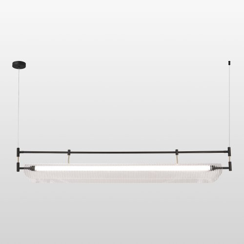 Линейно-подвесной светильник Lussole Bradford LSP-7154 25W черный