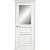 Межкомнатная дверь La Porte серия Classic модель 300.1 ясень бланко со стеклом Монте