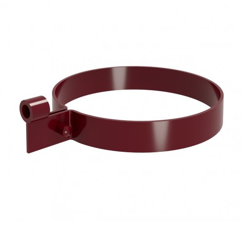 Хомут трубы Lite ПВХ Grand Line бордо RAL 3005
