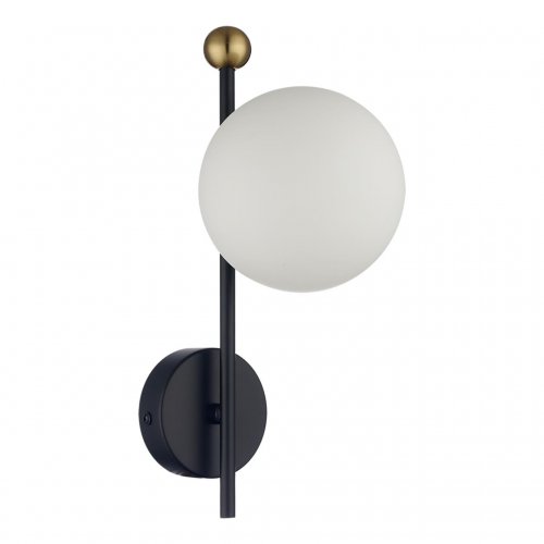 Настенный светильник Lumion Melody цвет черный, золотой арт. 6581/1W  1*40W E14