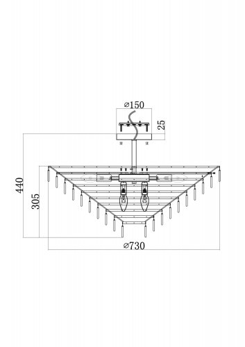Потолочный светильник Maytoni Mazzo MOD130CL-14G