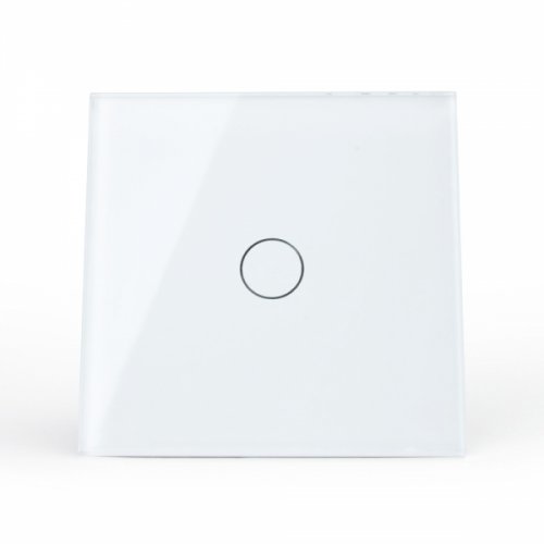 Сенсорный выключатель Livolo однолинейный с функцией ДУ (белый) VL-C701R-11