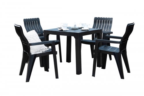 Комплект мебели Rattan Boston Set антрацит