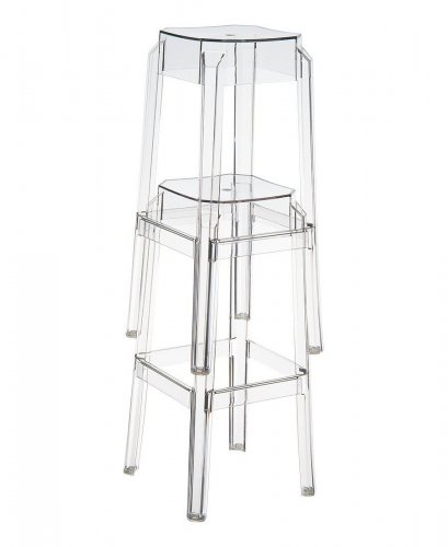 Комплект барных прозрачных табуретов Fox 75 Set 4 прозрачный