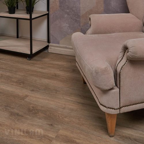 Виниловый ламинат Vinilam Ceramo Wood Дуб Имбирь 6151-D03