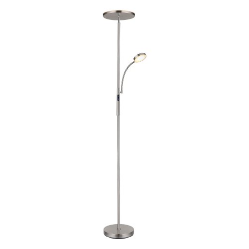 Торшер Lussole Carmel LSP-0903 30+5W никель матовый