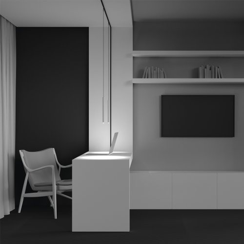 Трековый подвесной светильник Technical TR191-1-3W4K-M-BW Skim 3W LED 4000K 36°