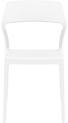 Стул пластиковый Snow белый