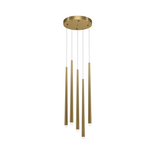 Подвесной светильник Maytoni Cascade MOD132PL-L30BSK 31W латунь