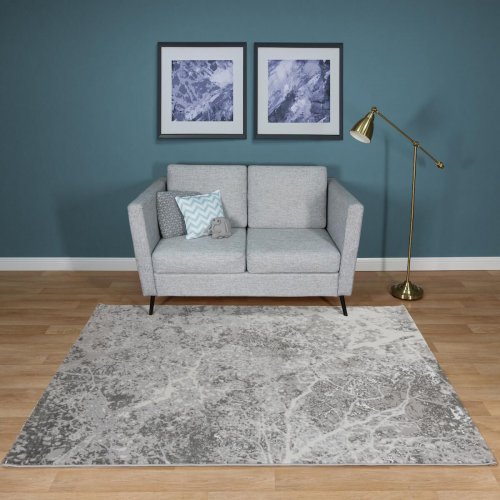 Турецкий ковер Almira GR734 Grey/Grey 1,7x1,2 м прямоугольный