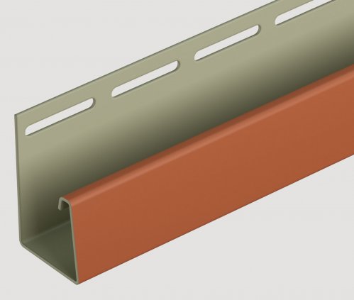 Фасадный J-профиль Docke Docke 30 мм (Berg, Burg, Flemish) Каштановый
