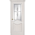 Межкомнатная дверь La Porte серия Classic модель 300.7 ясень бланко со стеклом Лувр