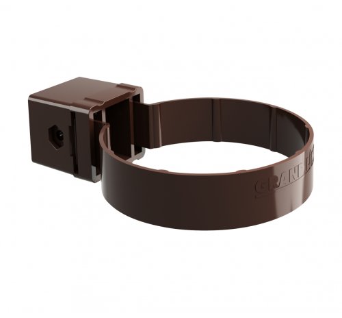 Хомут трубы Kliker ПВХ Grand Line Premium коричневый инд.упак. RR 32