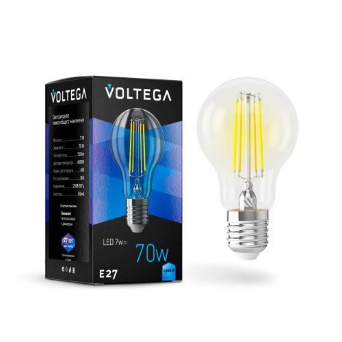 Лампочка Voltega General purpose bulb E27 7W 7141