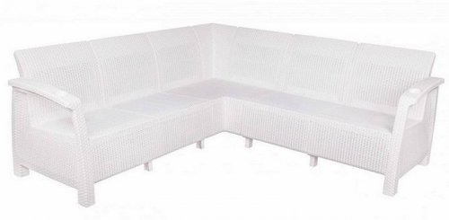 Диван угловой Tweet белый B8425