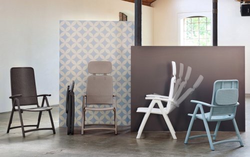 Кресло пластиковое складное Darsena белый