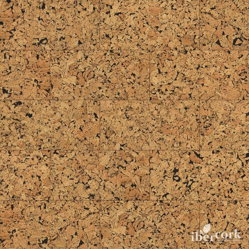 Пробковое настенное покрытие IberCork 600х300 мм/1,98 м2 Лерида Негро
