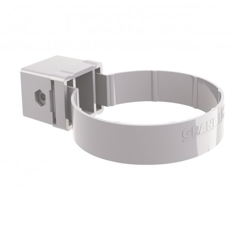 Хомут трубы Kliker ПВХ Grand Line Premium белый инд.упак. RAL 9003