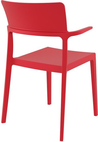 Комплект пластиковых кресел Plus Set 4 красный