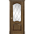 Межкомнатная дверь La Porte серия Classic модель 300.5 дуб миндаль со стеклом Ромб