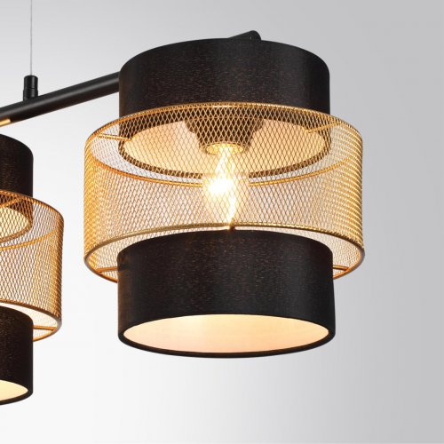Подвес Lumion Animaisa цвет черный, золотой арт. 8003/3A  3*60W E27