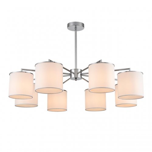 Люстра потолочная Lumion Suntori цвет хром, белый арт. 6591/8  8*40W E14