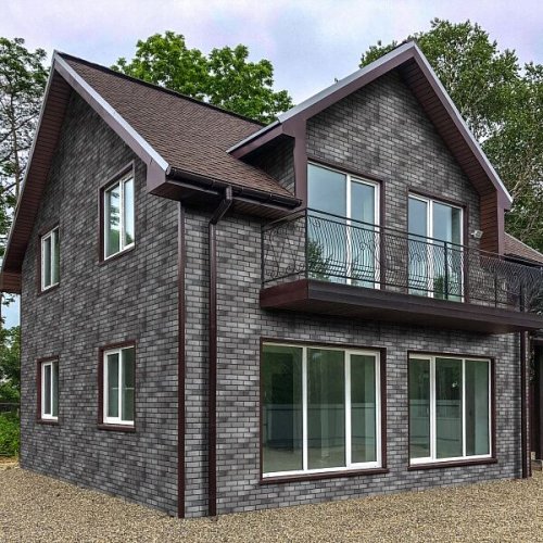 Фасадная плитка Hauberk Технониколь Готический кирпич