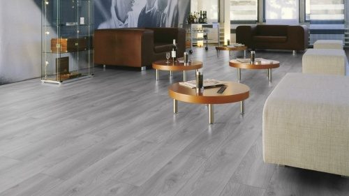 Ламинат 33 класс Kronotex Mammut D 3670 Дуб Макро светло-серый