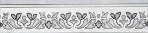 Керамогранит LB-Ceramics Бьянка Каррара Бордюр белый 3604-0112 10х45