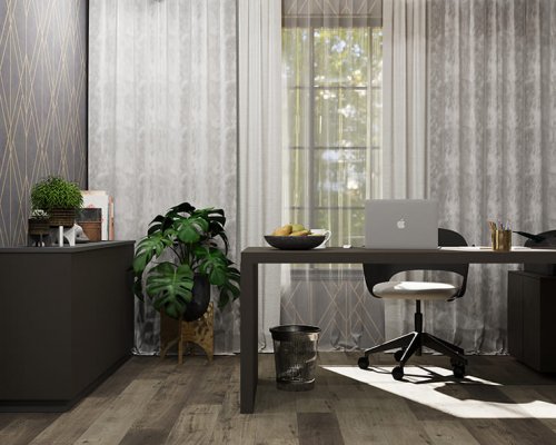 Виниловая плитка ПВХ Stone Floor SPC Дуб Брауни коричневый