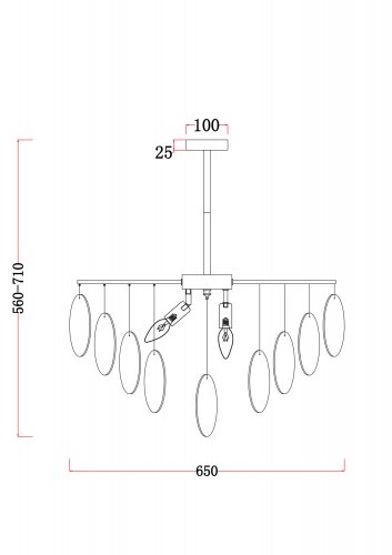 Люстра Freya Porto FR5104PL-06N