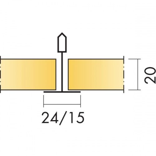 Подвесной потолок Ecophon Focus A T15 1200x600 мм