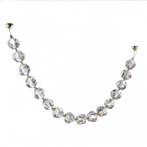 Люстра подвес-бусы LED Odeon Light L-Vision 5085/64L золото/прозрачный