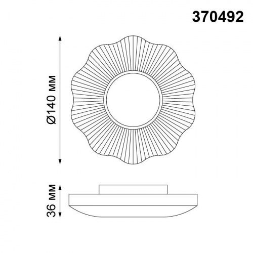 Встраиваемый светильник Novotech Pattern 370492 GU10 50 Вт