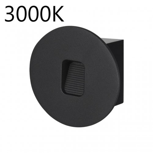 Подсветка лестницы Odeon Light Nature 3000K 1W черный, арт. 6651/1WL3