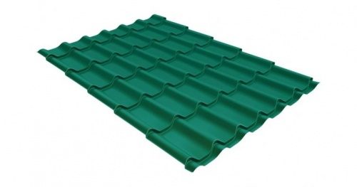 Металлочерепица Grandline Классик 0.5 Satin RAL 5021 водная синь