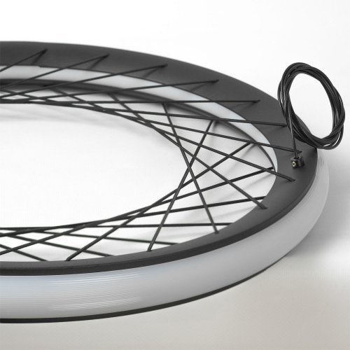 Люстра подвесная Lussole Macon цвет черный арт. LSP-7306 3000K 1*77W LED