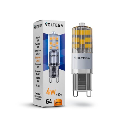 Лампочка Voltega Capsule G9 7124