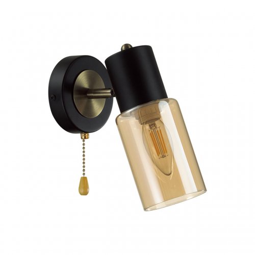 Бра Lumion Ronnie 5644/1W 1*40W черный, бронза