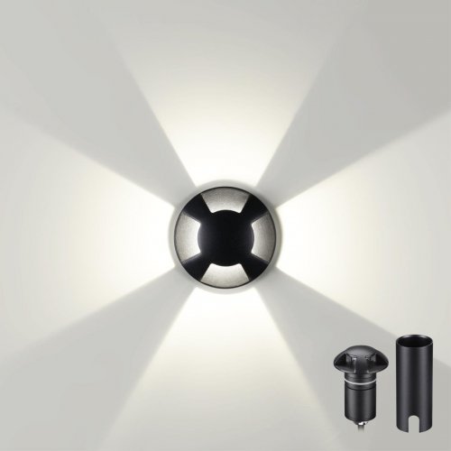 Встраиваемый грунтовый светильник Odeon Light Wald 6662/3GL LED 3W