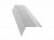 Планка карнизная 100х65 0.5 Satin с пленкой RAL 9003 сигнальный белый (2м)
