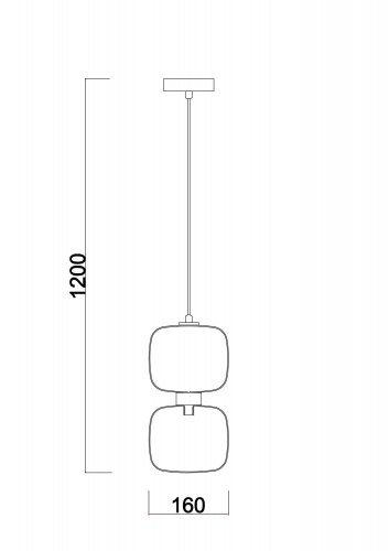 Подвесной светильник Freya Lumen FR5215PL-01BS