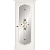 Межкомнатная дверь La Porte серия Classic модель 300.4F ясень бланко с витражом Александрия